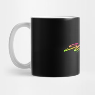 Surf! In Vibrant Gradient Colors Mug